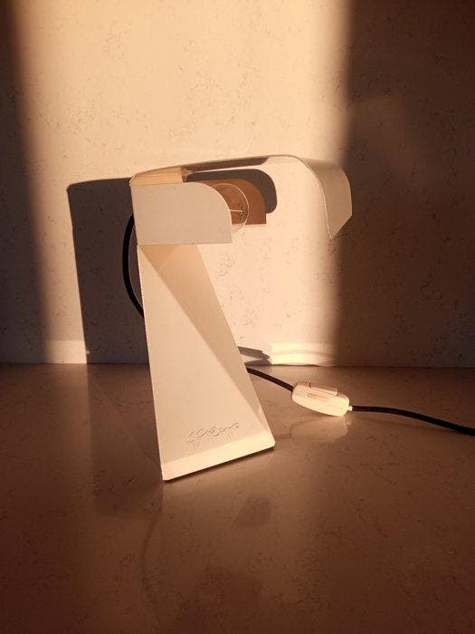 Tafellamp - Staal - G Grego Space Age, Antiquités & Art, Antiquités | Éclairage