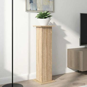 vidaXL Plantenstand 2 st Sonoma Eiken 30,5 x 30 x 100,5 cm, Verzenden