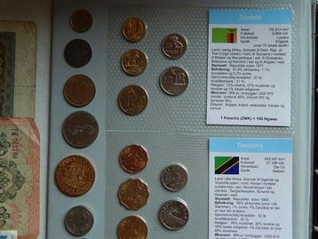 Denemarken, Zweden, Noorwegen. Collection of coins, tokens