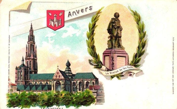België - Stad en Landschap - Stad Antwerpen - zeldzame en, Verzamelen, Postkaarten | Buitenland