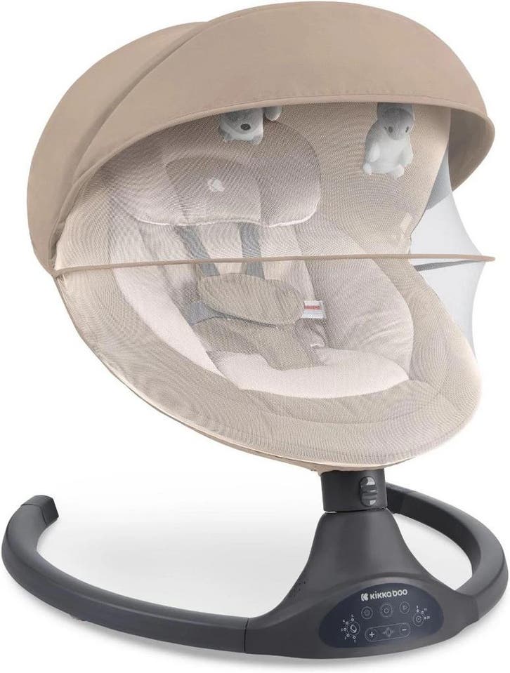 Elektrische babywip beige | Tweede kansje | OP = OP, Kinderen en Baby's, Wipstoeltjes, Verstelbaar, Gebruikt, Overige merken, Wipstoel