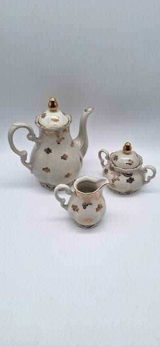 Mitterteich - Koffie- en theeservies (15) - Porselein, Antiek en Kunst, Antiek | Meubels | Tafels