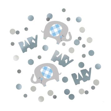 Baby Olifant Confetti Blauw 14gr, Verzenden
