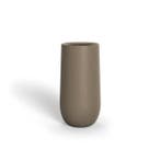 Polyester plantenbak Lora Ø40x80cm - Met bodem, Kunststof, Minder dan 60 cm, Rond, Nieuw