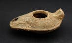 Laat-Romeins / Vroeg-Byzantijns Terracotta olielamp - 80 mm