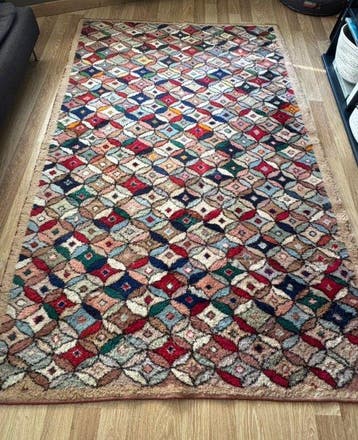 Tapis - 253 cm - 153 cm - Tapis vintage en laine dIsparta, Maison & Meubles, Ameublement | Tapis & Moquettes