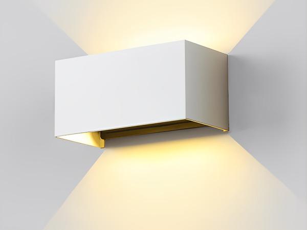 Veiling - 8x 12W LED wit Wandlamp 4 licht verstelbaar waterd, Jardin & Terrasse, Éclairage extérieur