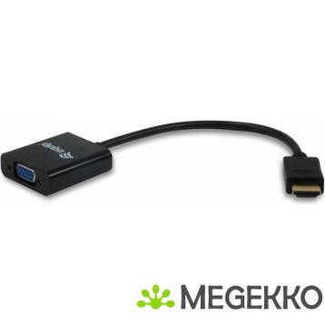 Equip 11903607 HDMI VGA Zwart kabeladapter/verloopstukje, Verzenden, Nieuw