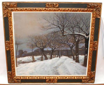Josep Camins Rebull (1876-1933) - Paisaje nevado