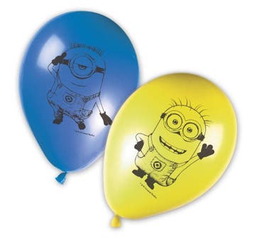 Minions Ballonnen 28cm 8st, Verzenden, Nieuw