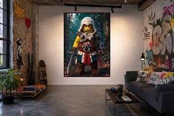 SSICK - [XL MATTE PAPER] Brick Creed, Kinderen en Baby's, Speelgoed | Duplo en Lego, Nieuw
