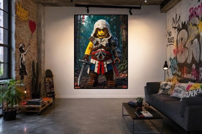 SSICK - [XL MATTE PAPER] Brick Creed, Kinderen en Baby's, Speelgoed | Duplo en Lego