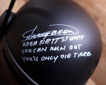 Star Wars - - Film rekwisiet Boba Fett Arena-helm – Canon