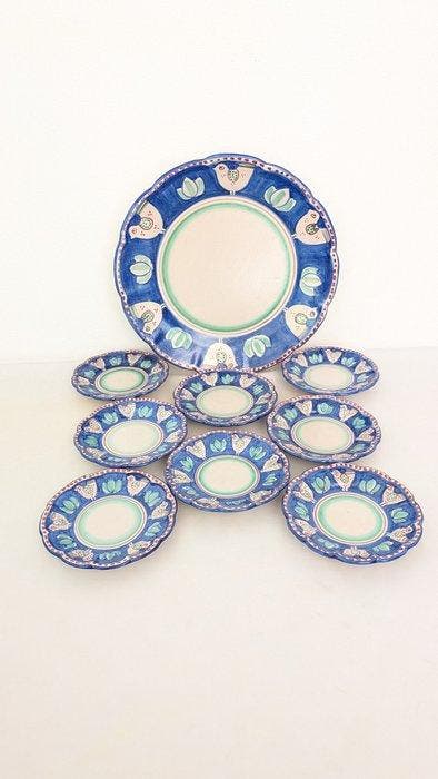 Ceramica Artistica Solimene - Vietri sul Mare - Tafelservies, Antiek en Kunst, Antiek | Meubels | Tafels