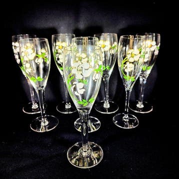 Perrier-Jouët - Emile Gallé - Champagneglas (8) - Bell