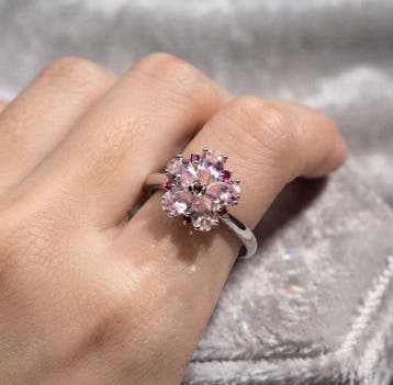 Sans prix de réserve - Bague de cocktail Argent - 3.76ct.