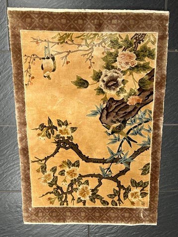 Soie chinoise - Tapis - 95 cm - 60 cm