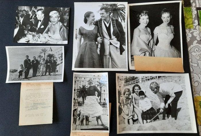 Rene Henry - 6 Photographies d acteurs et actrices au, Antiek en Kunst, Kunst | Designobjecten