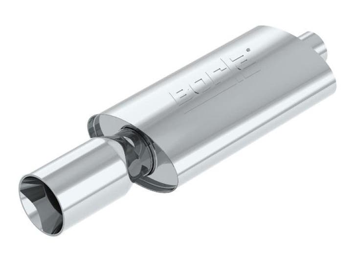 Borla Boomer Muffler Thumper Oval 2-1/4in In 4in Side Round, Auto-onderdelen, Overige Auto-onderdelen, Ophalen of Verzenden
