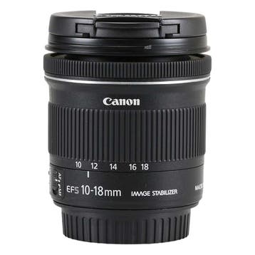 Canon EF-S 10-18mm f/4.5-5.6 IS STM met garantie, Ophalen of Verzenden, Gebruikt