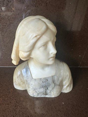 Richard Aurili (1834-1914) - Buste, Buste Jean de Arc - 29