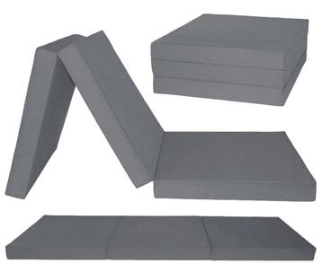 Opvouwbaar Matras 195x80 | Premium Grijs | OP=OP, Huis en Inrichting, Opvouwbaar matras, Verstelbaar, Eenpersoons, Beige