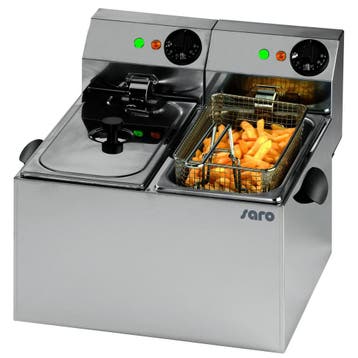 Friteuse | PROFRI | Elektrisch | 4+4L | 70°C/180°C | 4kW, Verzenden, Nieuw in verpakking