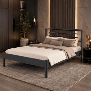 Van Schaik Valencia Metalen Bed - 140 x 210, Nieuw