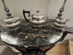 Gebak/taartset (3) - .925 zilver - Antiek theeservies 3