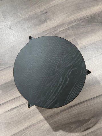Studio Johannes Müller - Kruk - Meditri - Ash, Zwart gelakt