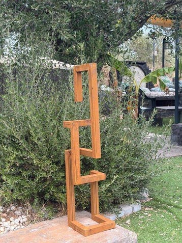 Ana Lucia B.M - Sculpture Corten - XL - No Reserve