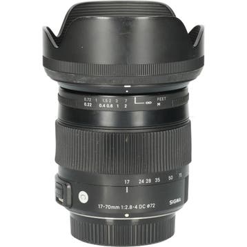 Sigma 17-70mm f/2.8-4.0 DC OS HSM Macro Contemporary Nikon, Ophalen of Verzenden, Gebruikt, Overige typen, Zoom