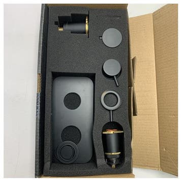 Bieden: Elka 2-way shower mixer tab black - 020022-06, Ophalen of Verzenden