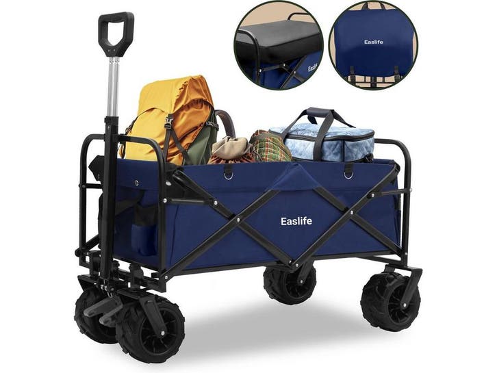 EasLife Bolderkar - Opvouwbaar - Bolderwagen - Regenhoes -, Caravanes & Camping, Accessoires de camping, Envoi