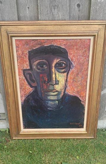 Frans Naerebout (1915-1988) - De Dijkwerker, Antiek en Kunst