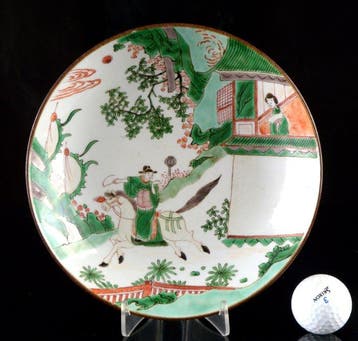 Een Chinees Famille Verte-gerecht Romance of the Western