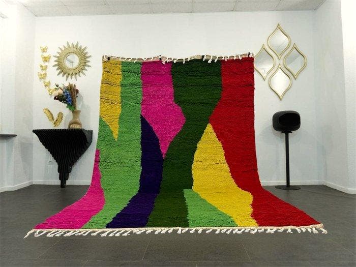 Berber, Veelkleurig Berbers tapijt - Tapijt - 305 cm - 203, Huis en Inrichting, Stoffering | Tapijten en Vloerkleden