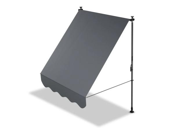 Veiling - Klemluifel Kapstadt - 150x120 cm - Grijs, Caravans en Kamperen, Voortenten en Luifels