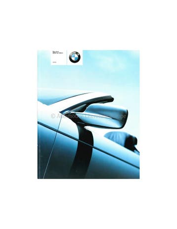 2000 BMW 3 SERIE CABRIO BROCHURE DUITS