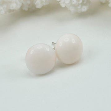 Corail - Argent - Boucles doreilles - CORAIL BLANC/ROSE