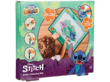 Veiling - 150x Disney Stitch - Waterkleuren speelmat