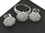 Ensemble de bijoux 2 pièces - 18 carats Or blanc Diamant