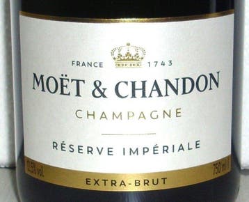 Moët & Chandon, Réserve Impérial - Champagne Extra Brut - 3, Verzamelen, Wijnen, Nieuw