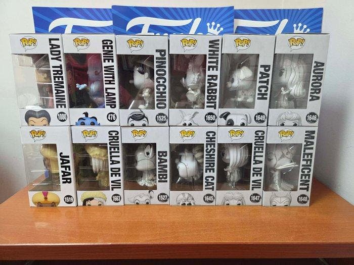 Funko - Funko Pop - Disney Bundle Sketch/Villans, Antiquités & Art, Antiquités | Jouets