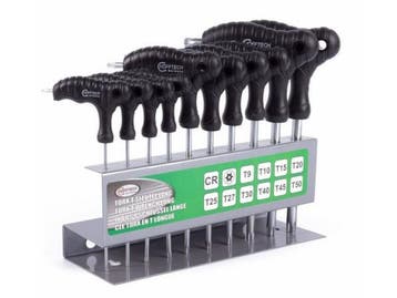 Veiling - Benson T-Greep Torxsleutel Set - 10-delig, Doe-het-zelf en Bouw, Gereedschap | Handgereedschap, Nieuw