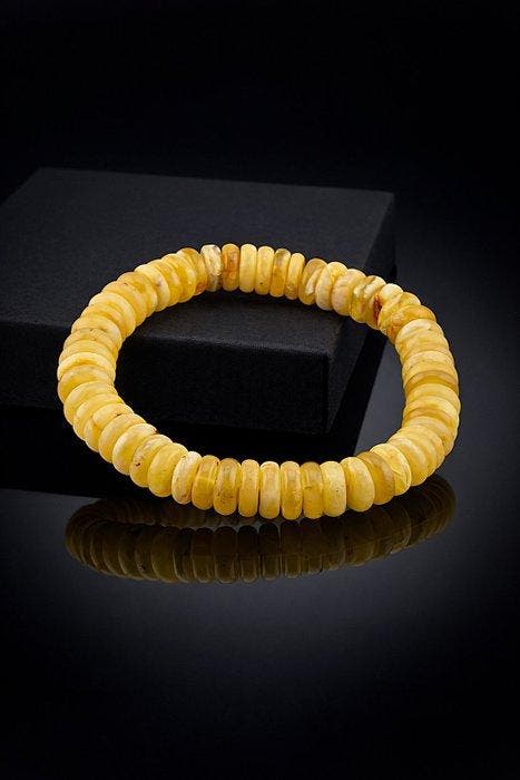 Ambre - Natural Butterscotch Baltic Amber Bracelet – Smooth, Collections, Collections Animaux