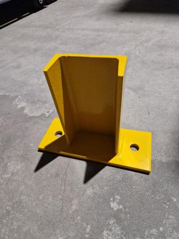 Aanrijdbeveiliging hoogte 210mm geel gebruikt, Ophalen of Verzenden