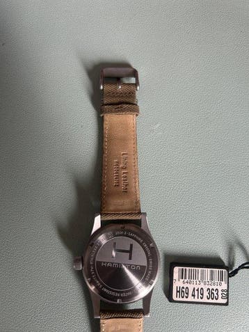 Hamilton - Khaki Field Mechanical 38mm - Sans prix de, Handtassen en Accessoires, Horloges | Heren, Nieuw