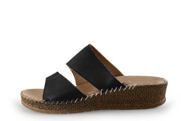 Jenny Slippers in maat 41 Zwart, Slippers, Verzenden, Zwart, Zo goed als nieuw