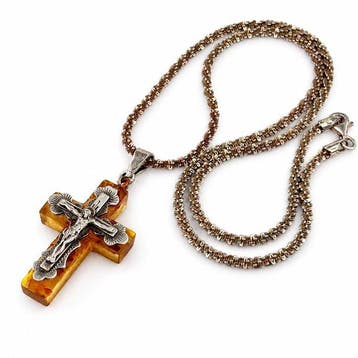 Zonder minimumprijs - Ketting met hanger Zilver Barnsteen -